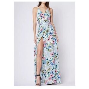 Yumi Kim Rush Hour floral silk wrap dress